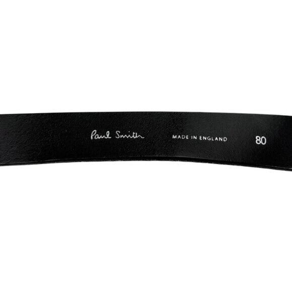NWT PAUL SMITH Women's Cow Leather Pattern Belt Size Medium 80 CM / 31.5" Inches - Picture 7 of 10
